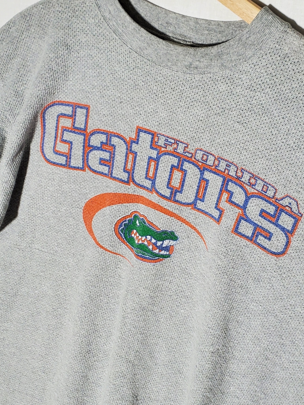 Vintage Y2K Florida Gators Short Sleeve Tee Orange Blue Logo Heavy 90s Sz XL XXL